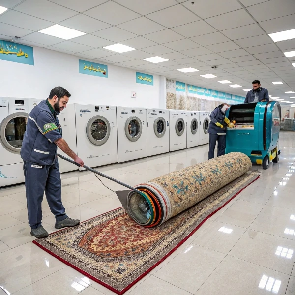 قالیشویی فرشباف بهترین قالیشویی فرش ماشینی در غرب تهران کن