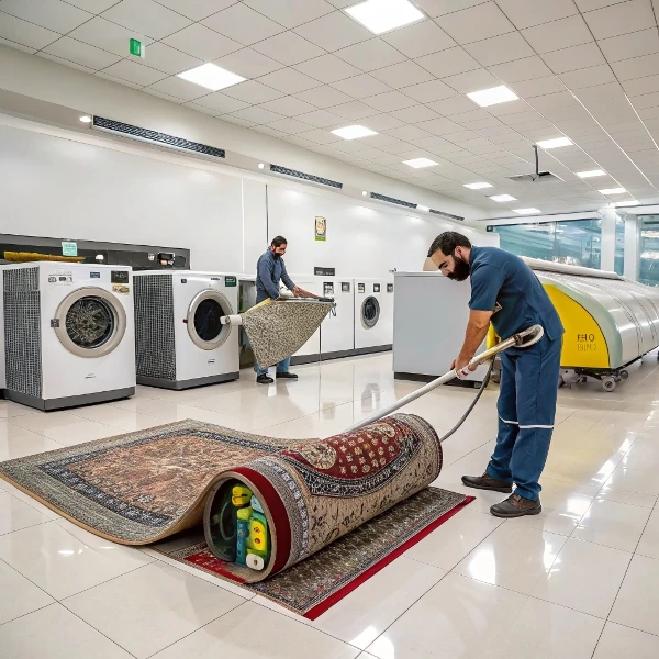 قالیشویی فرشباف بهترین قالیشویی فرش ماشینی در غرب تهران کن