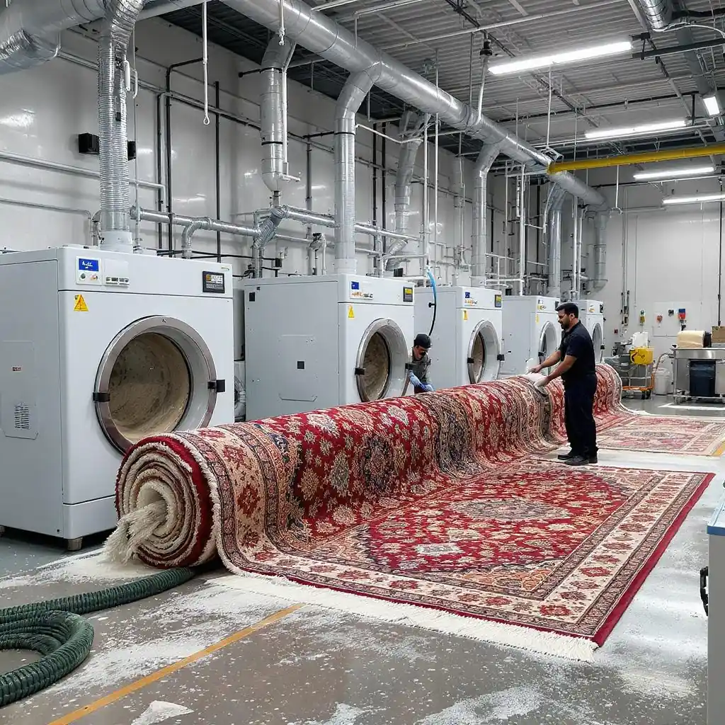 قالیشویی فرشباف بهترین قالیشویی فرش ماشینی در غرب تهران اکباتان فاز ۱